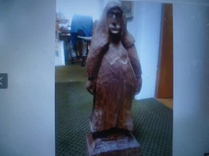 Art Ernst Barlach 1870 Wedel-1938 Rostock" Bäuerin" Skulptur Eiche - Bild 1 von 5