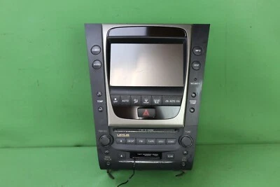 2006 LEXUS GS430 PIONEER STEREO 6 DISC CD CASSETTE P6857 DISPLAY SCREEN OEM qsx Foto 1 de 4