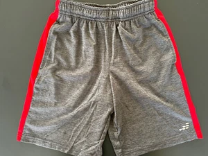BCG Shorts Size: Youth Small (8) Basketball Gray Red Stripe - Picture 1 of 5