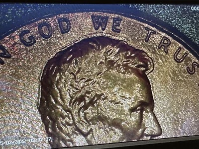 1990 D Penny Planchet Error DDR doubling on Reverse Uncirculated Beautiful Cent  - Image 1 of 4