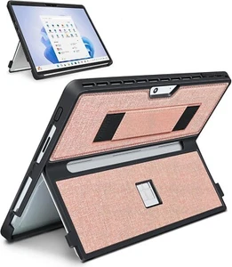 Case fit Microsoft Surface Pro 11/10 /9/8 13-Inch, with Stent Cover, Hand Strap - Picture 1 of 7