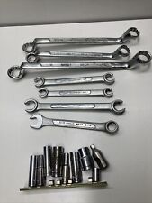 Mixed Lot Great Neck 16 pc Flare Nut Wrench Set SAE 7/16 -11/16 Offsets Sockets