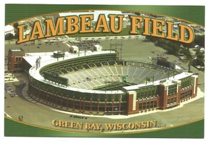 Vintage Green Bay Packers Lambeau Field Football Stadium Postcard NEAT CURVATURE - Picture 1 of 1