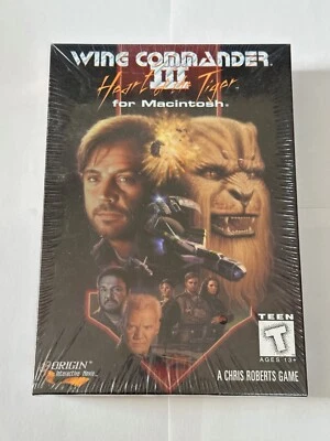 Wing Commander III 3 Heart of the Tiger for MAC, New SEALED Big Box - Image 1 of 4