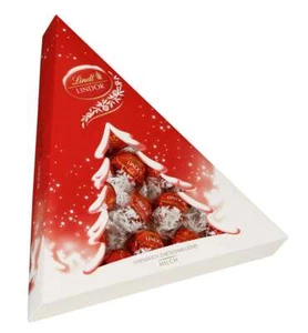 Lindt Sapin Lait Entier Chocolat Boules Avec Remplissage 187g 2er Pack - Imagen 1 de 1