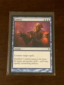 Magic the Gathering Zendikar Cancel - Picture 1 of 2