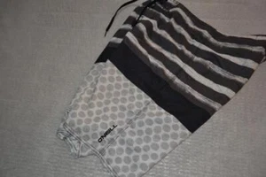 35623 Pantalones Cortos de Tablero Oneill Natación Surf Gris Blanco Poliéster Talla 32 Para Hombre - Imagen 1 de 9