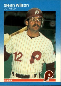 1987 Fleer Baseball #192 Glenn Wilson 