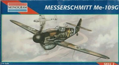plastic model kit scale 1:48 MONOGRAM 5225 MESSERSCHMITT ME 109G new in damaged - Immagine 1 di 3