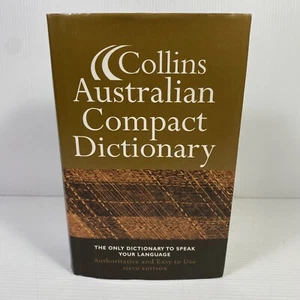 Collins Australian Compact Dictionary Sixth Edition Small Hardcover 2004 - Picture 1 of 8