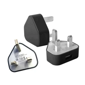 Adattatore spina UK 5V2A spina 3 pin caricatore di rete porte USB per telefoni tablet - Foto 1 di 6