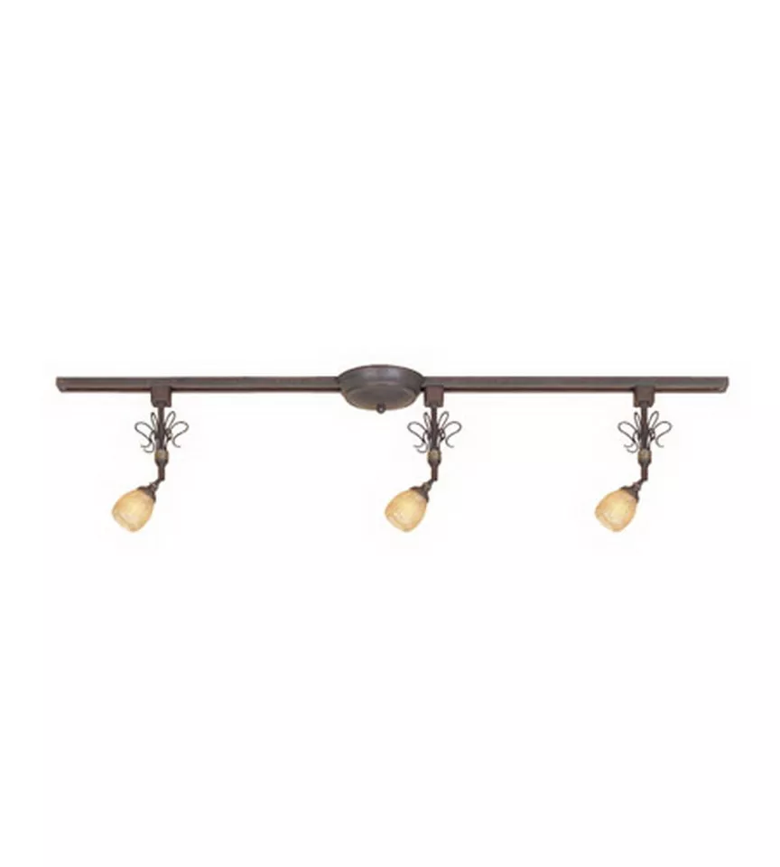 Treble 3 Light Augustine Bronze Track Kit Ceiling Light - Image 1 of 1