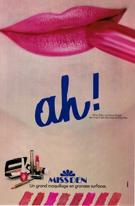 PRESSEWERBUNG 1981 AH ! MISS DEN EIN GROSSES MAKE-UP IN GROSSEN OBERFLÄCHEN - Bild 1 von 1