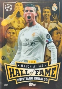 TOPPS Match Attax UCL 2024/2025 Hall of Fame HOF 2 CRISTIANO RONALDO PRAWDZIWY - Zdjęcie 1 z 4
