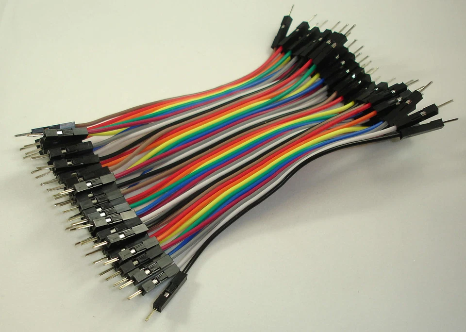 40 Dupont Prototype Cable Male/Male Macho/Macho 100mm Arduino - Imagen 1 de 1