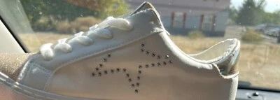 Studio 1886 White & Gold , Leather Ladies Athletic  Shoes - Image 1 of 4