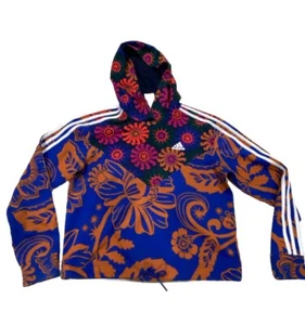ADIDAS FARM RIO Hoodie Women UK 10 Sz S - Picture 1 of 8
