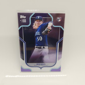 2023 Topps X J-Rod Show Out Collection Bryce Miller RC Purple #/75 Mariners #47