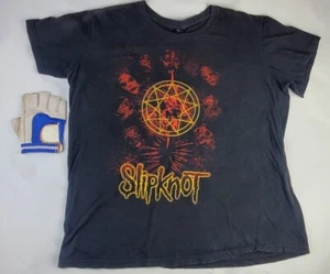 Vintage Band Tee T-Shirt Slipknot Gr. 2XL und Handschuh vom Live Konzert siehe Foto - Bild 1 von 12