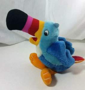 "Muñeca de peluche Fruit Loops tucán Sam pájaro 1996 Kellogg Company Kellogggs aprox 10" - Imagen 1 de 4