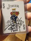 Tommy Chong Autographed Joker Card