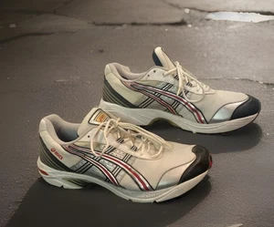 ASICS GEL - Herren 14 (4E) TN741 SpEva Leder Obermaterial/Gummisohle weiß/grau - Bild 1 von 16