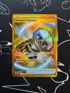 Counter Catcher 264/182 Pokemon TCG S&V Paradox Rift Hyper Rare Gold English - Picture 1 of 11