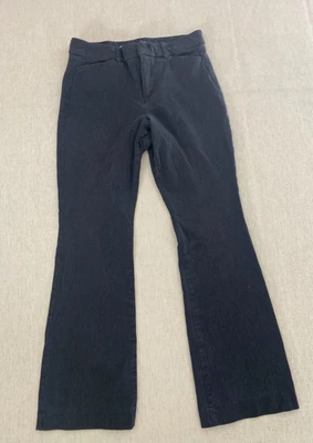 Брюки расклешенные Old Navy Pixie женские размер 8 черные эластичные с высоким подъемом для работы и карьеры - Изображение 1 из 4