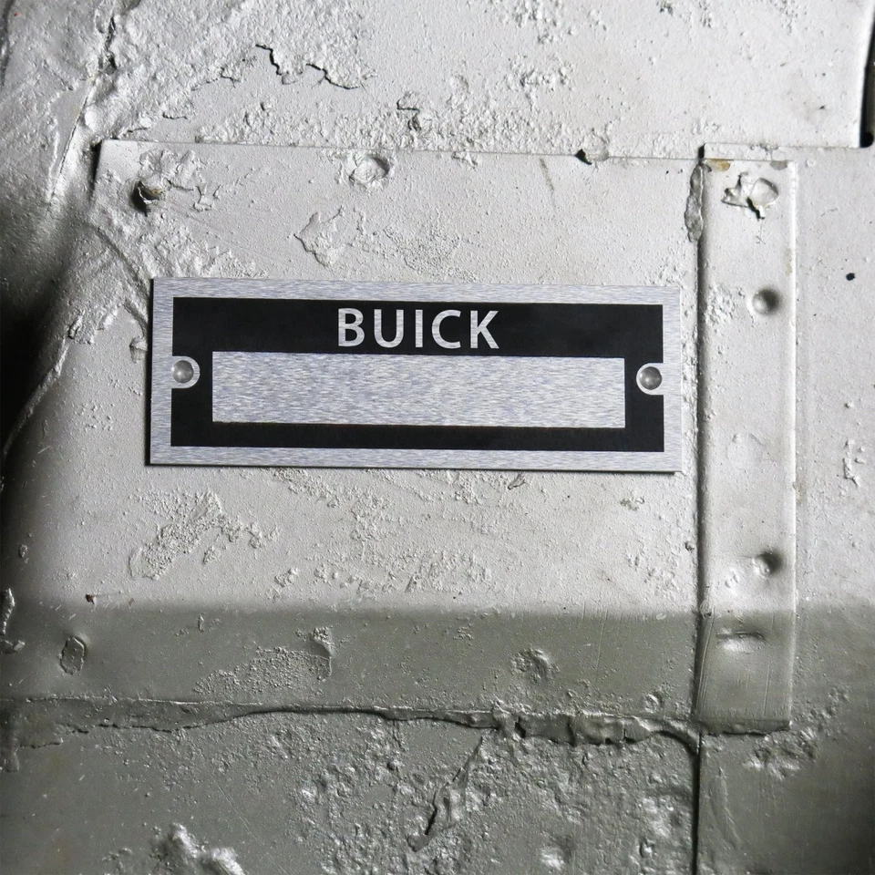 Buick Identification Plate Dataplate Serial Number ID Tag GNX SBC V8 401 Skylark - Image 1 of 1