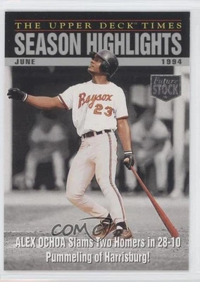 1995 Upper Deck Minor League Top Prospect Future Stock Alex Ochoa #102 - Image 1 of 2