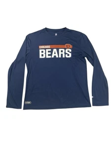 Men's New Era Navy Chicago Bears Long Sleeve T-Shirt Size L - Picture 1 of 7