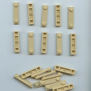 LEGO x 20 Tan Plate, Modified 1 x 4 with 2 Studs with Groove 41740 - Picture 1 of 1