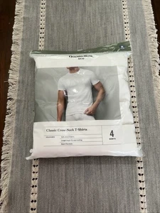 Goodfellow & Co Classic Rundhals T-Shirts 4er Pack Gr. M 38/40 weiß NEU - Bild 1 von 4