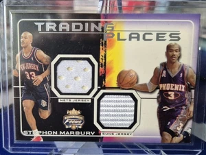 Stephon Marbury game used jersey card - Picture 1 of 2