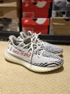 Size 9M Yeezy 350 Zebra No Original Box CP9654 - Picture 1 of 15