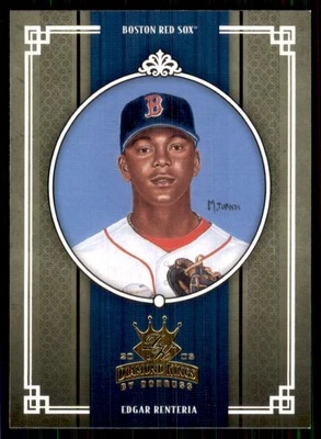 2005 Donruss Diamond Kings #325 Edgar Renteria Boston Red Sox - Image 1 of 2