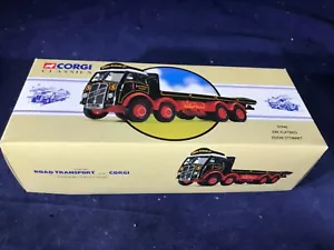 Q-36 CORGI CLASSICS 1:50 SCALE DIE CAST - 07940 ERF FLATBED - EDDIE STOBART - Picture 1 of 5