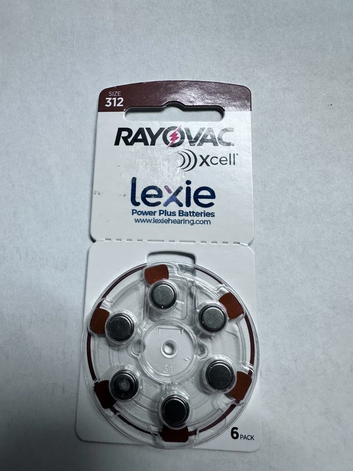 150 cells x Rayovac Extra Hearing Aid 312 Size batteries Zinc air Mercury