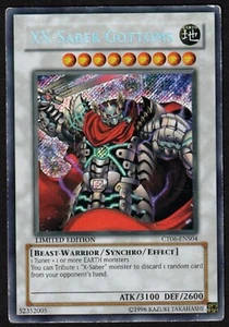 Yugioh XX-Saber Gottoms CT06-ENS04 Secret Rare Limited - MP - Bild 1 von 2