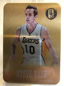 Steve Nash 2013-14 Panini Gold Standard Metal Card #79