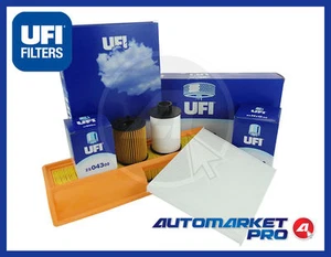 KIT 4 FILTRI UFI FILTERS FIAT NUOVA PANDA 1.3 1300 DIESEL 16V IMPIANTO PURFLUX - Foto 1 di 1