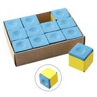 Premium Quality Pool Cue Chalk Cubes 12 Pack For Snooker Billiards Cue