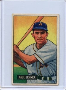 1951 Bowman Paul Lehner Philadelphia Athletics #8 ⭐️💥🎯 GVG - Picture 1 of 2