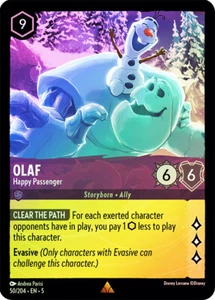Lorcana COLD FOIL Olaf - Happy Passenger - Shimmering Skies # 050 - Imagen 1 de 1