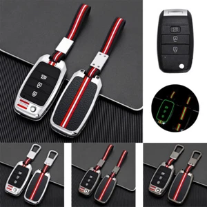Zinc Alloy Silicone Car Key Fob Case Cover For Kia Sorento K3 Niro Ceed Sportage - Picture 1 of 12