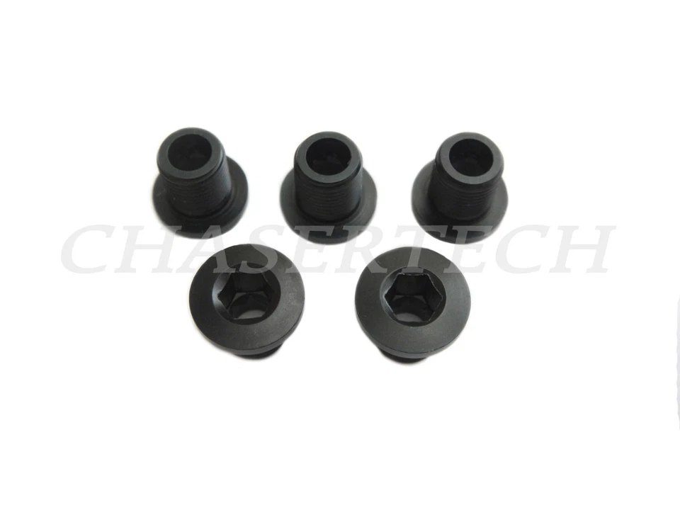 Nuevo Juego de pernos de anillo de cadena de aleación 7075 de 8,5 mm para bicicleta MTB negro Foto 1 de 1