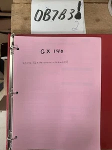 HONDA SHOP SERVICE MANUAL FOR GX140 OEM FACTORY - Picture 1 of 11