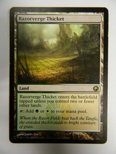 MTG Razorverge Thicket Scars Of Mirrodin Rare Excellent Condition