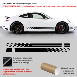 ENDURANCE RACING EDITION SIDE STRIPES in one color for Carrera, Cayman, Boxster - Bild 1 von 1