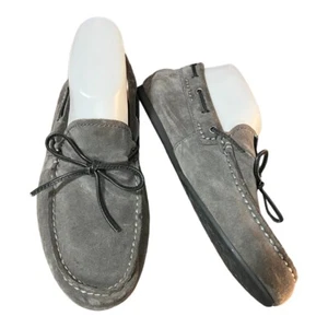 Coach Jasper Suede Leather Slip-On Loafers Gray Size 7D Men’s - Picture 1 of 10